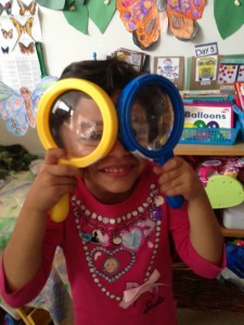 fun with magnifying glasses